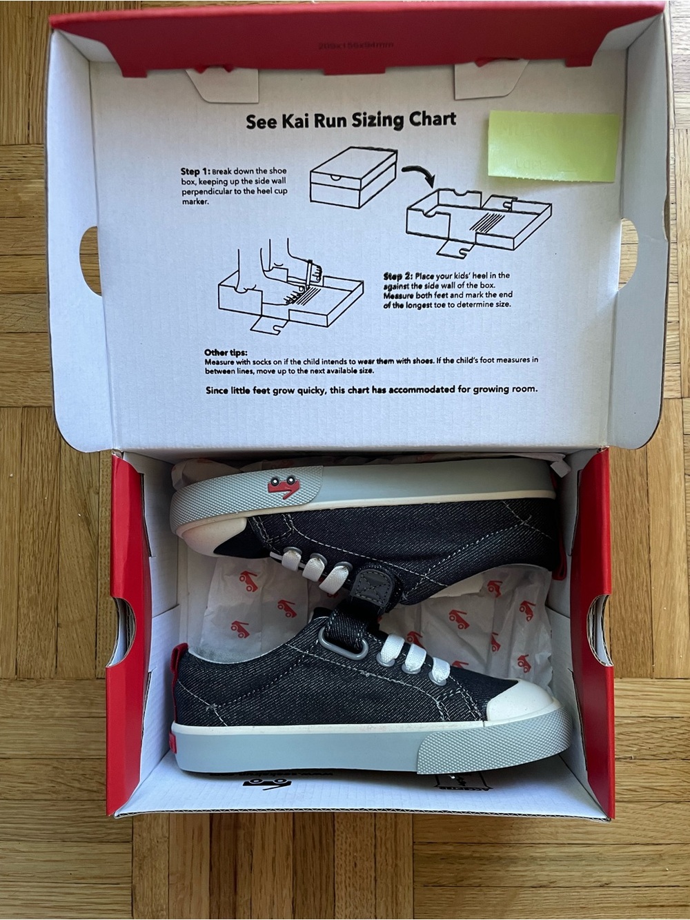 NIB See Kai Run Black Denim sneakers - Picture 5 of 8